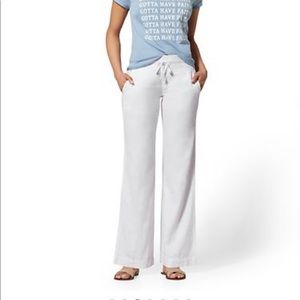 Tall Linen-Blend Wide-Leg Pant - Soho Street